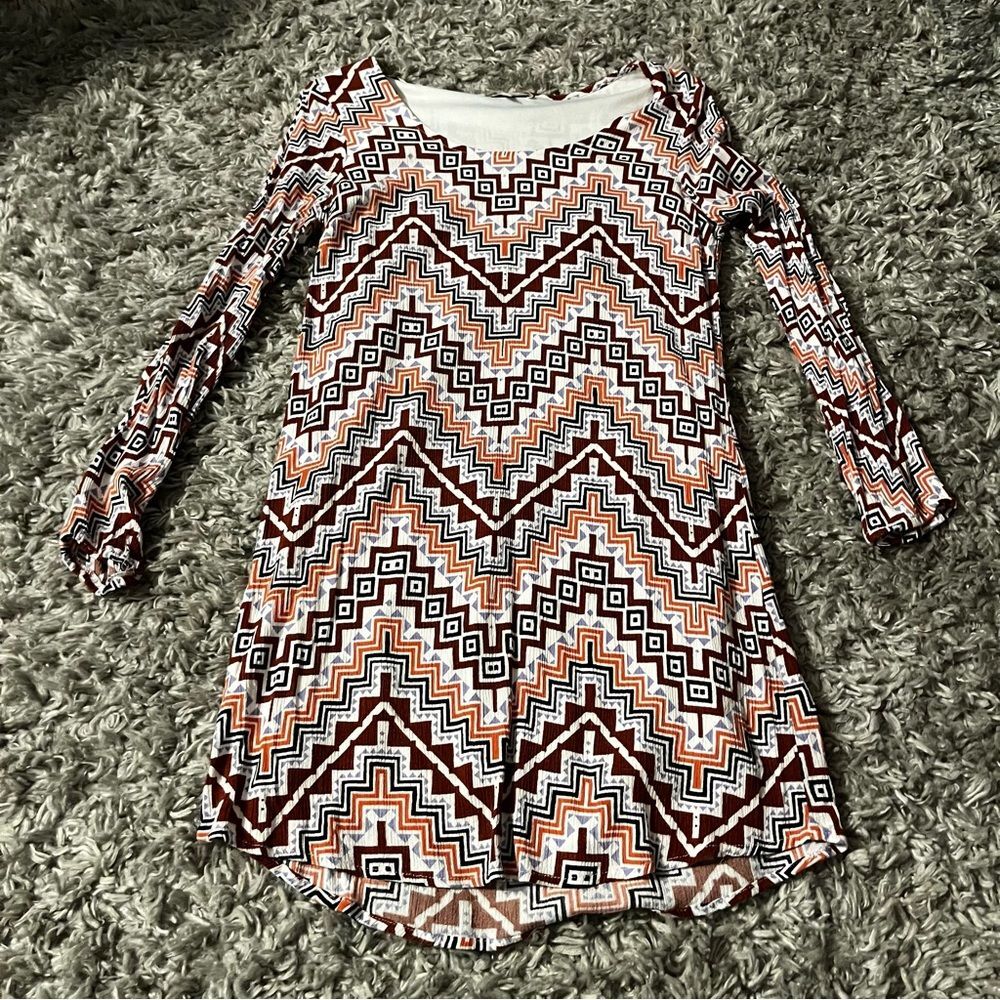 Charlotte Russe long sleeve mini casual dress size small